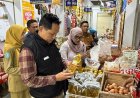 Satgas Pangan Polres Ponorogo  Pantau Bahan Pokok di Sejumlah Pasar Jelang Nataru